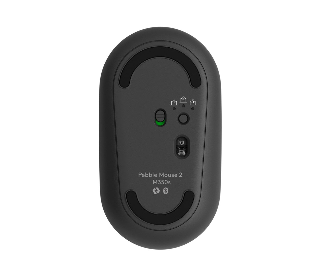 Logitech 910-007015 mouse Travel Ambidextrous RF Wireless + Bluetooth Optical 4000 DPI