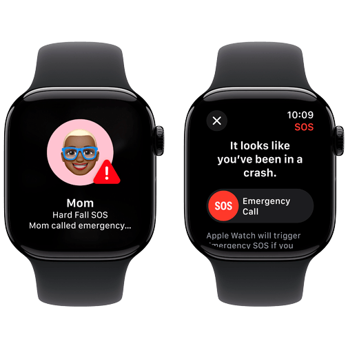 Apple Watch Series 10 4G 42mm Svart (Svart Gummiband S/M) – Apple