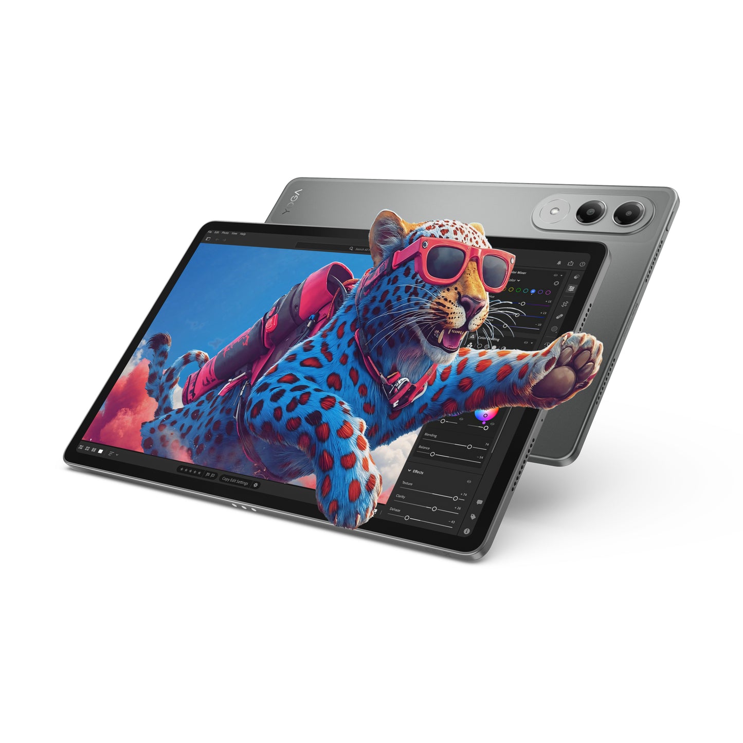 Lenovo Yoga Tab Snapdragon 256 GB 28,2 cm (11.1") 12 GB Wi-Fi 7 (802.11be) Android 15 Grå