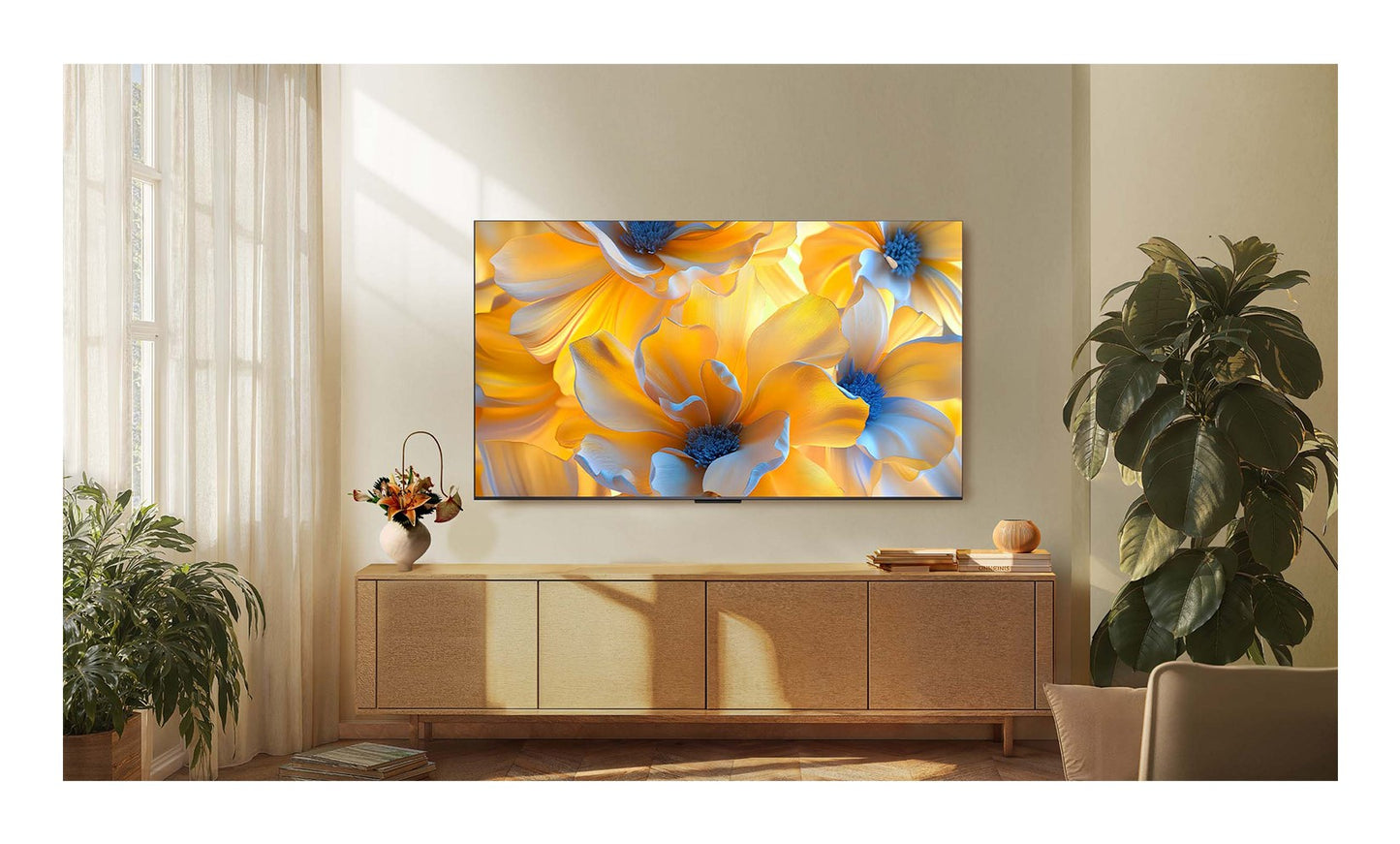 TCL 55C69K TV 139.7 cm (55") 4K Ultra HD Smart TV Wi-Fi Metallic