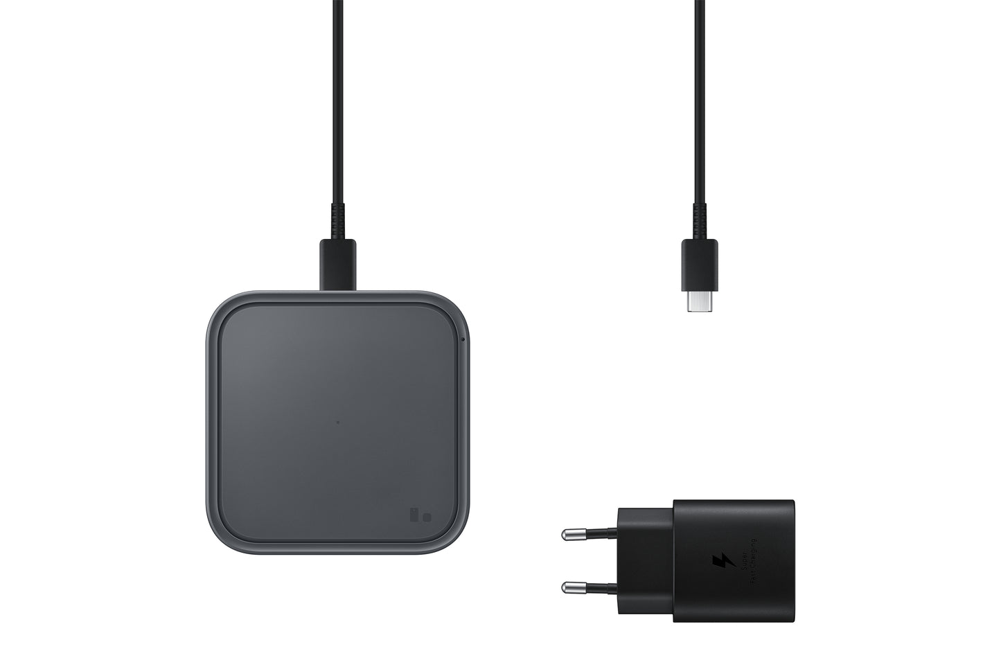 Samsung EP-P2400 Smartphone Grå USB Trådlös laddning Snabb laddning inomhus