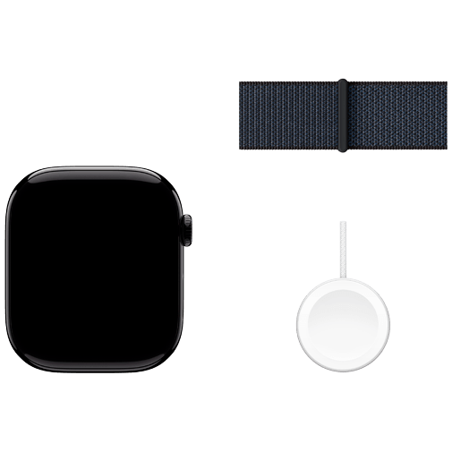 Apple Watch Series 10 4G 46mm Svart (Svart Nylonband) – Apple