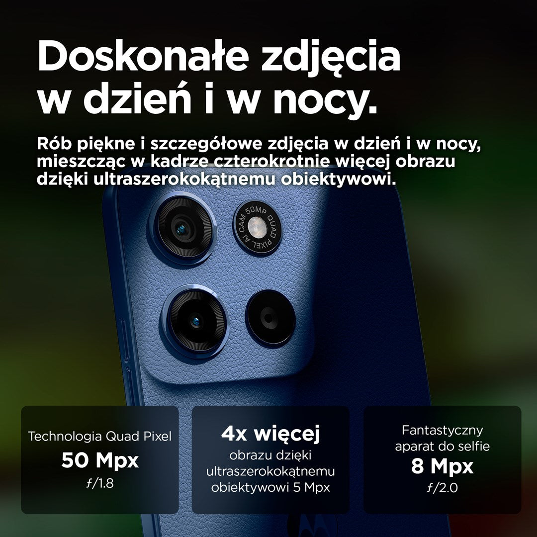 Motorola moto g15 17.1 cm (6.72") Dual SIM Android 15 4G USB Type-C 8 GB 128 GB 5200 mAh Navy
