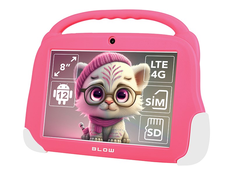 Tablet KidsTAB8 4G BLOW 4/64GB pink + case