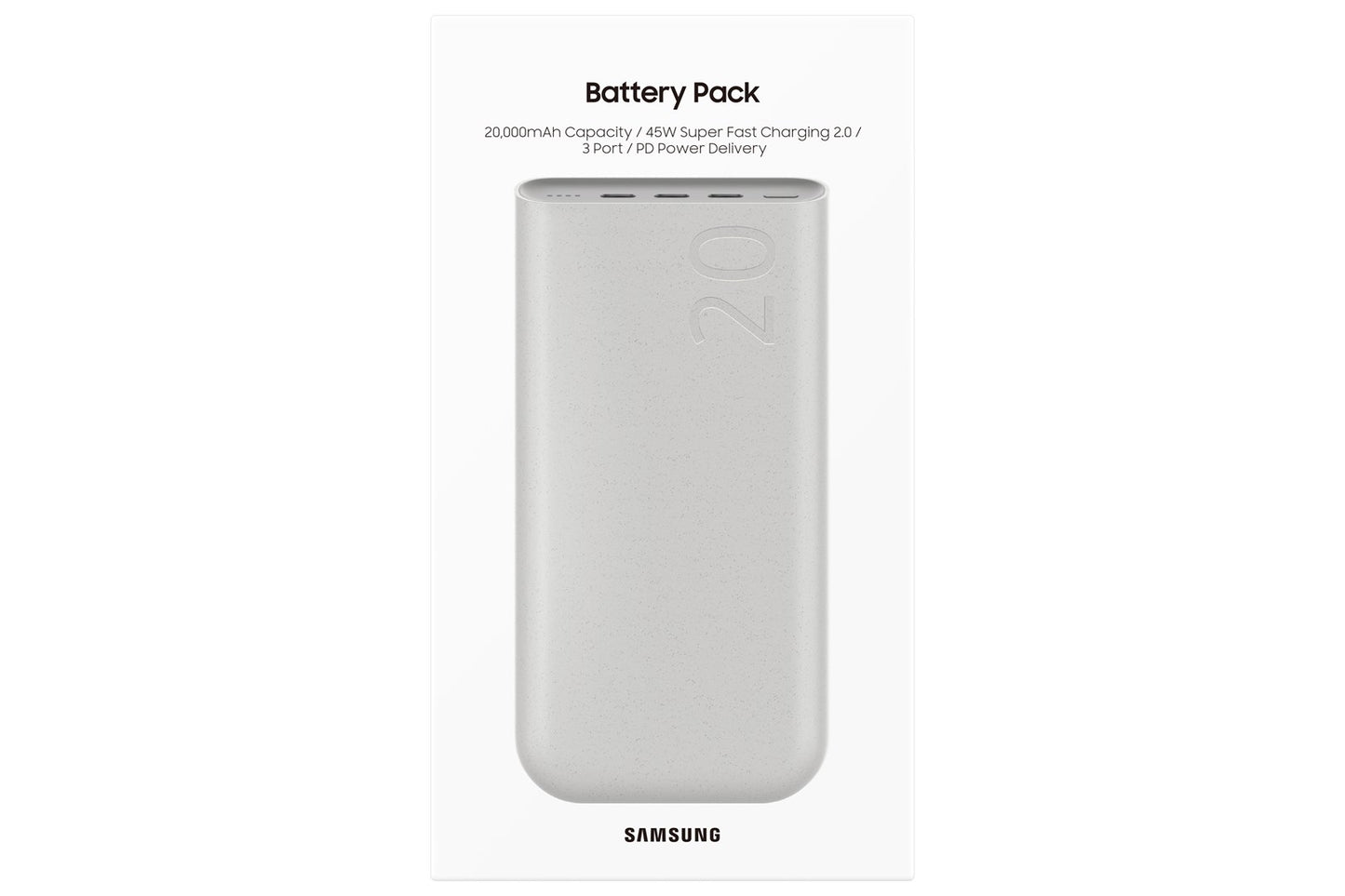 Samsung EB-P4520XUEGEU power bank 20000 mAh Beige