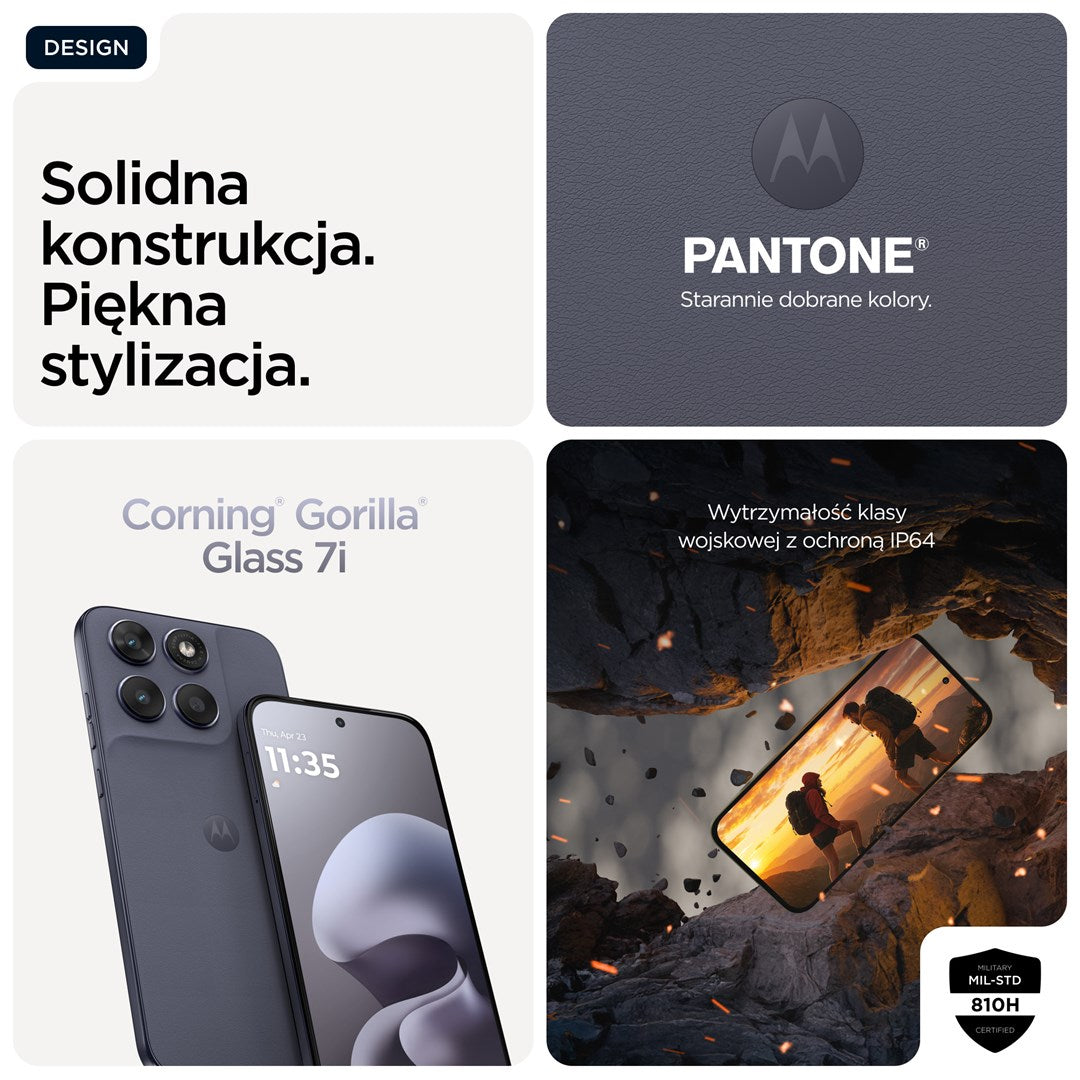 Motorola Moto G67 5G 8/128 GB smartphone in PANTONE Arctic Seal (grey) – Motorola