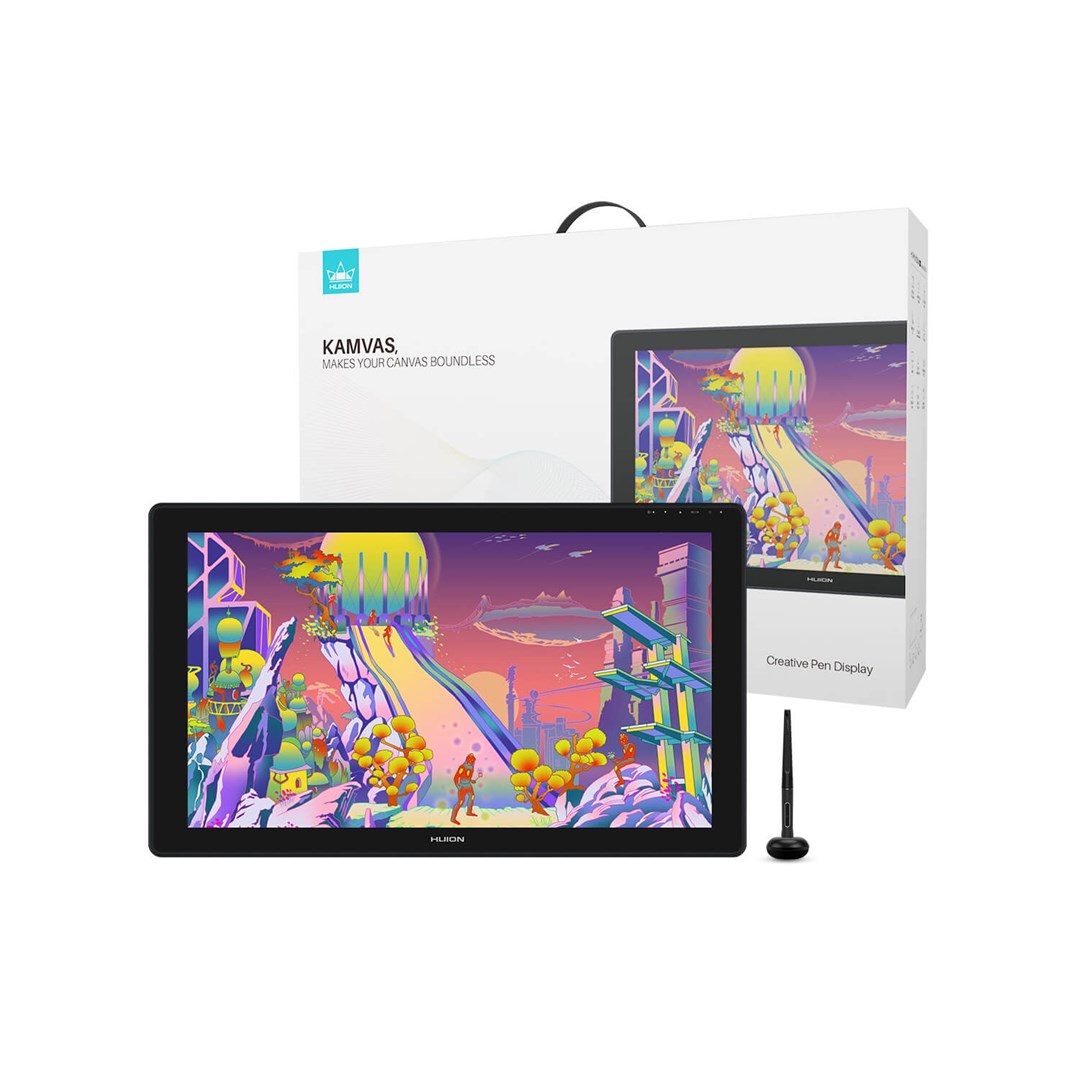 HUION Kamvas 24 Plus graphic tablet 5080 lpi 526,85 x 296,35 mm USB-C Black