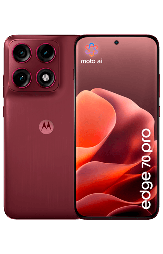 Motorola Edge 70 Pro 256GB Röd – Motorola